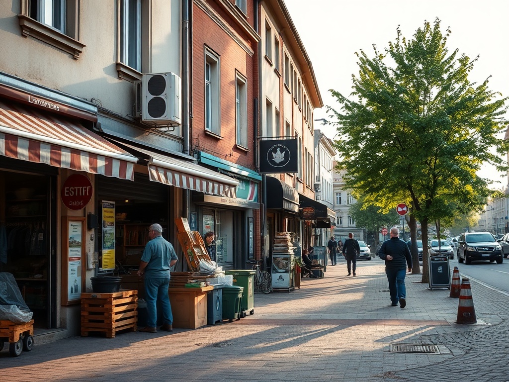 Znak informujący o dotacji na wymianę kopciuchów w Zielonce dla czystszego powietrza.
